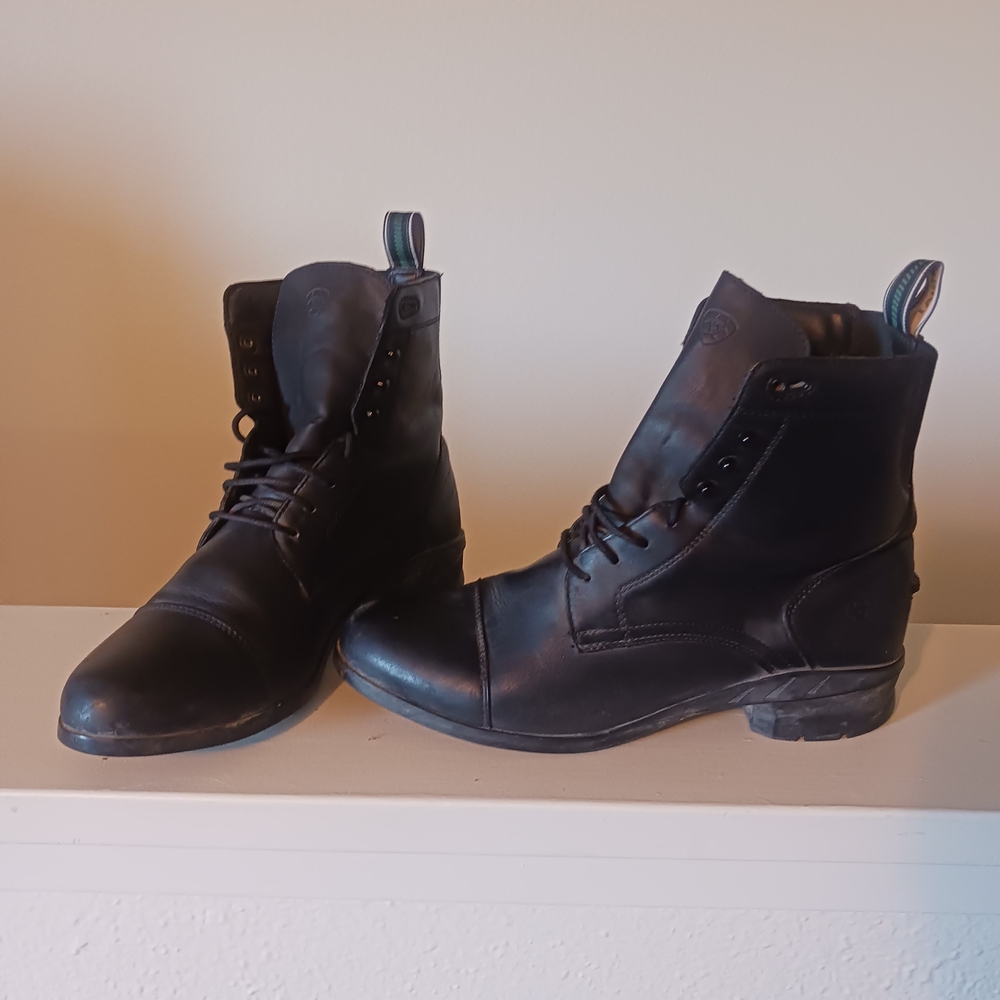 Ariat Black Lace Up Paddock Boots